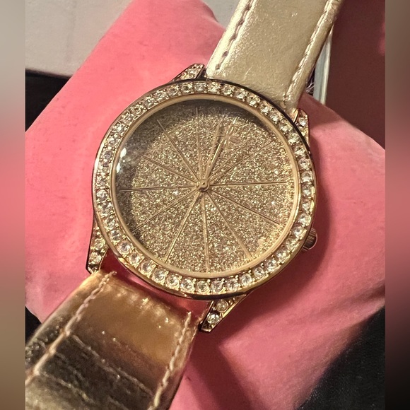 Icing Brand Rose Gold Glitter Watch - Picture 2 of 4